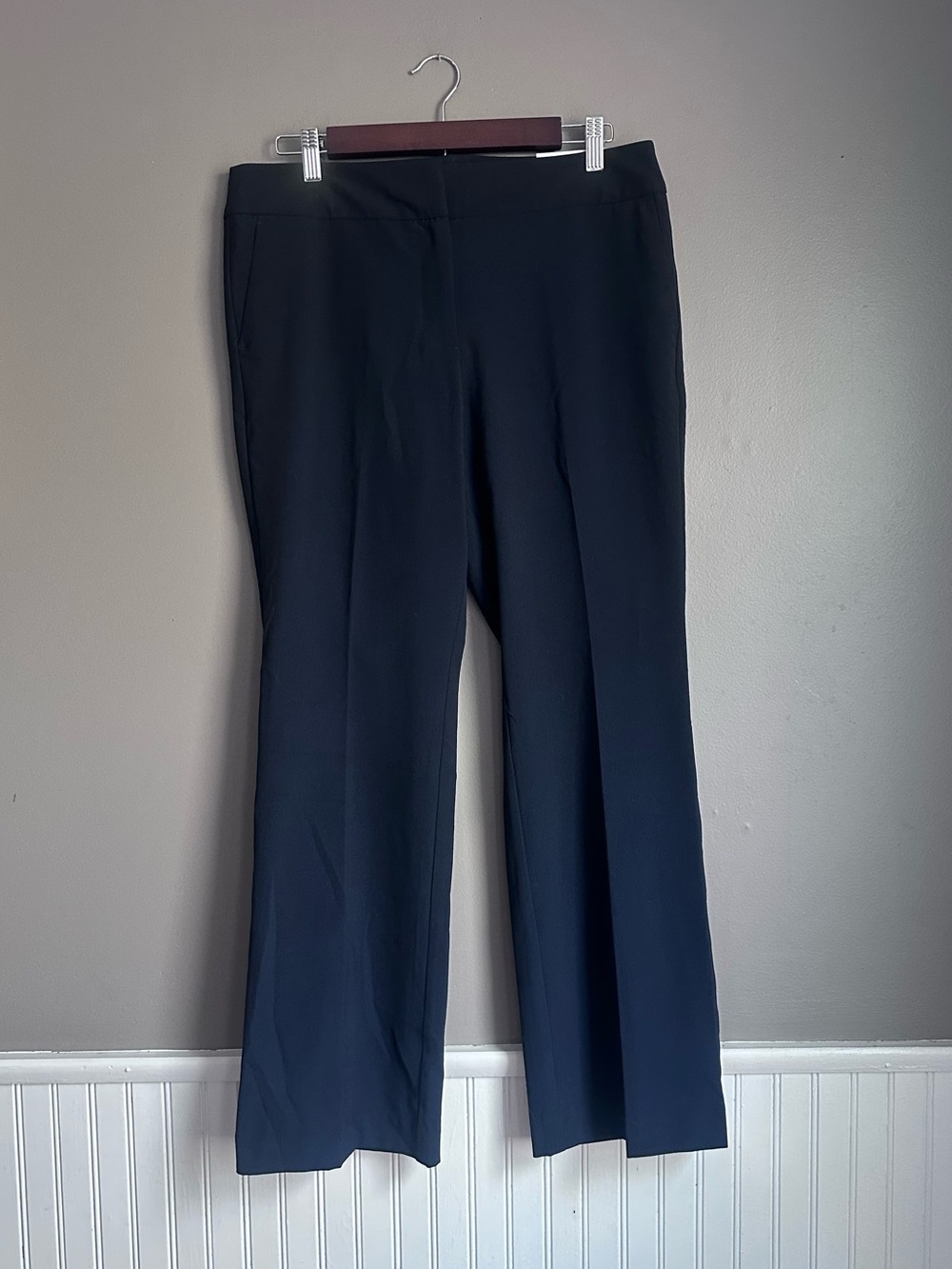 Ann Taylor Factory Trouser Pants – Navy – Size 10 Petite Dress Pants